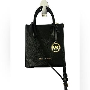 Michael Kors Mercer Women's Extra Small Pebbled Leather Crossbody Bag